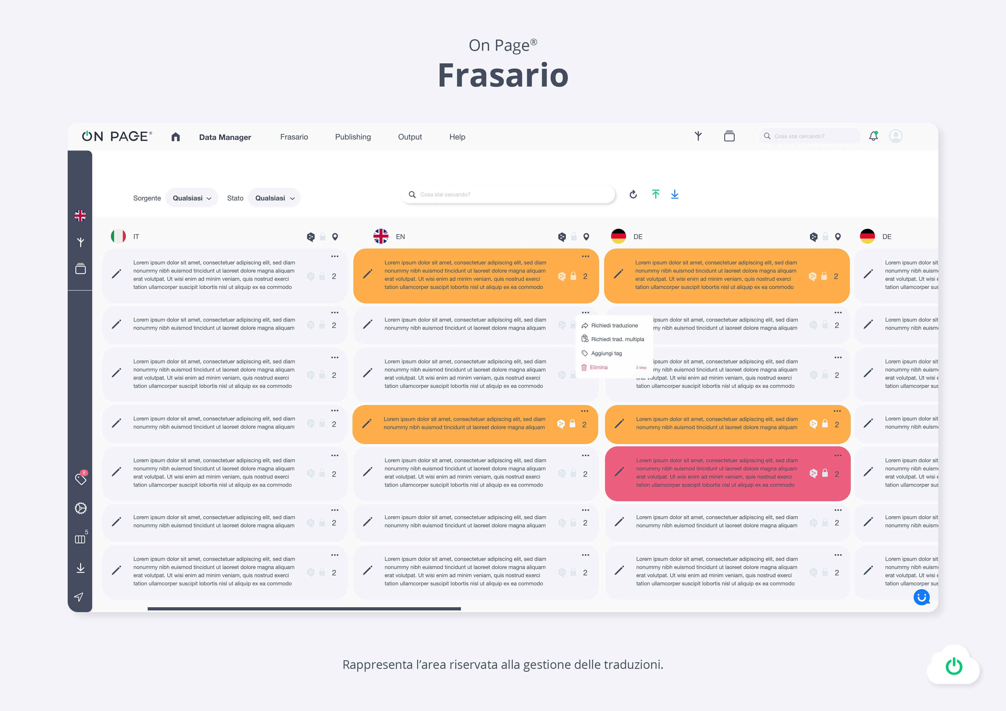 screenshot of On Page